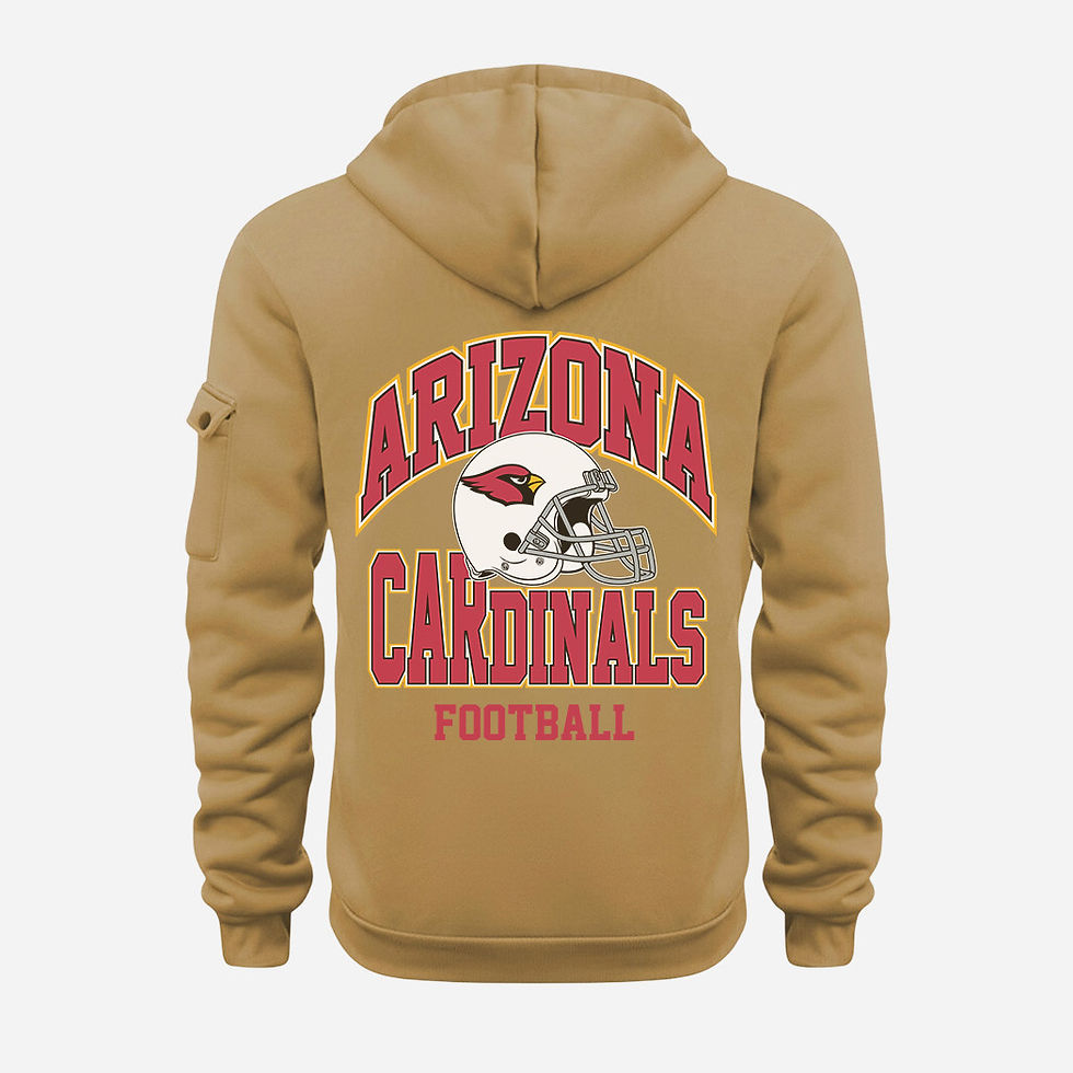 Thumbnail: Arizona Cardinals Gold Quarter Zip Hoodie