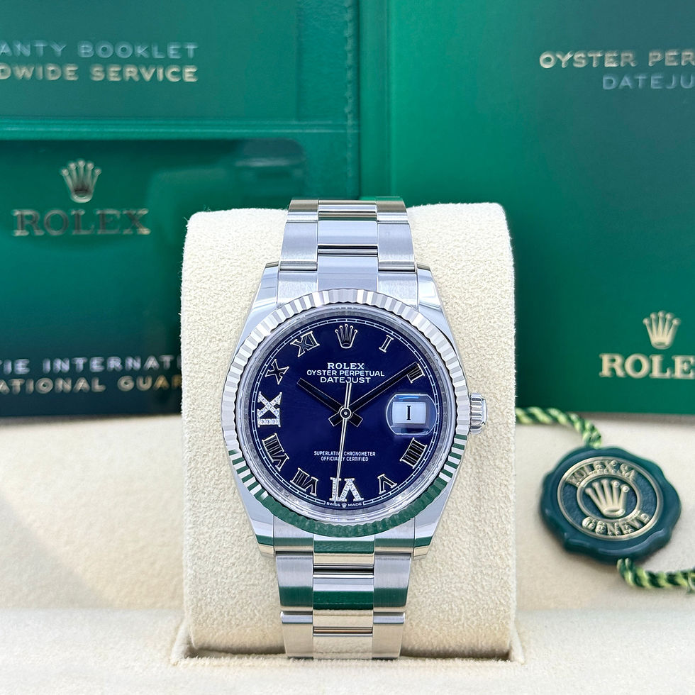 Thumbnail: Rolex Datejust 36, Stainless Steel and 18k White Gold, 36mm Ref# 126234-0022