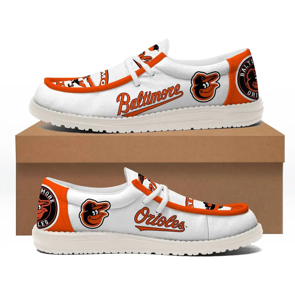 Baltimore Orioles Custom Air-Style Sneakers V.4