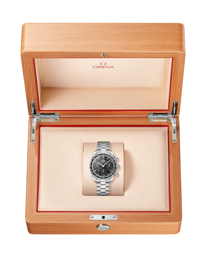 Thumbnail: Omega Speedmaster 38 38 mm, steel on steel Ref# 324.30.38.50.01.001