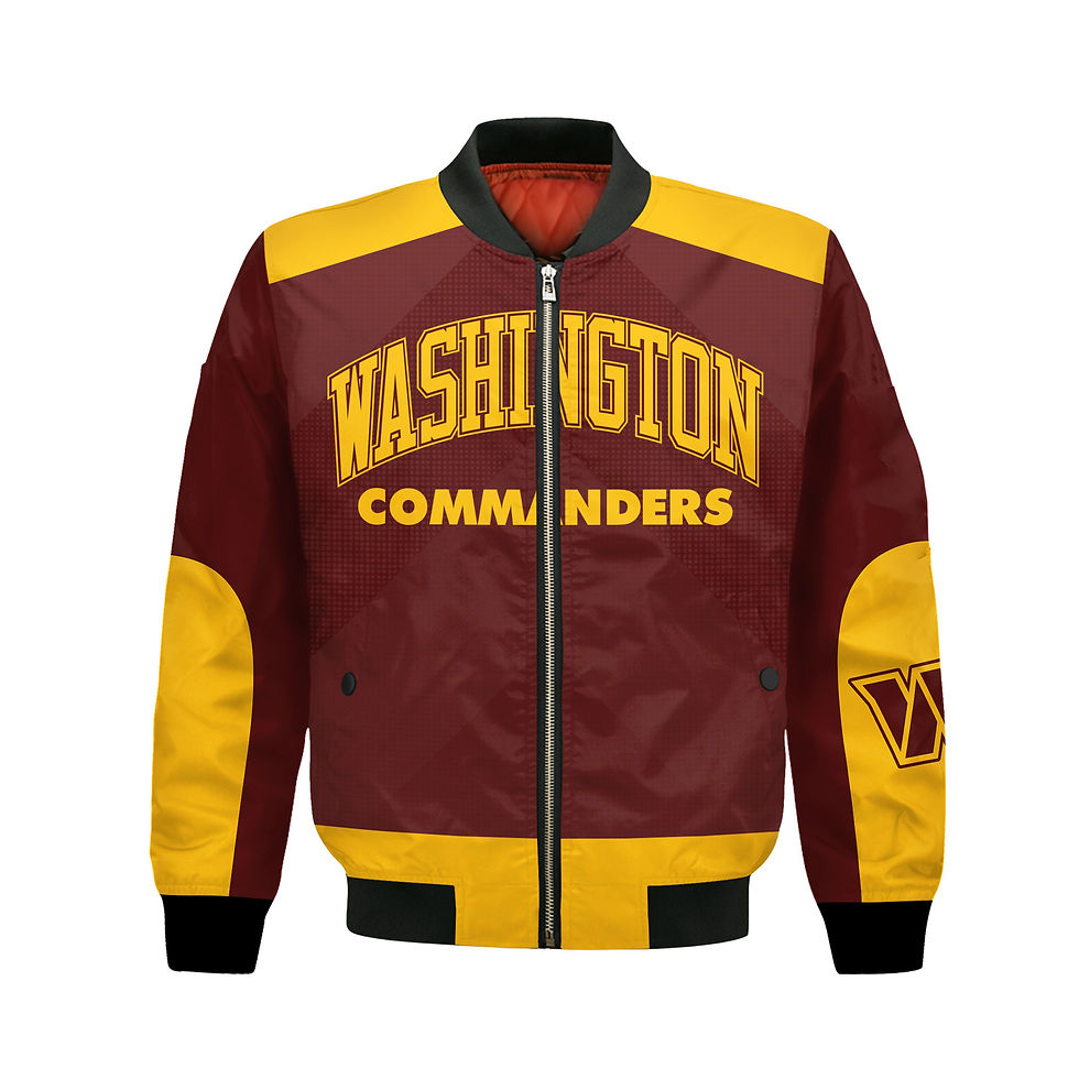 Thumbnail: Washington Commanders Football Team 2024 - 25 Stay Ahead Of The Trend Bomber Jac