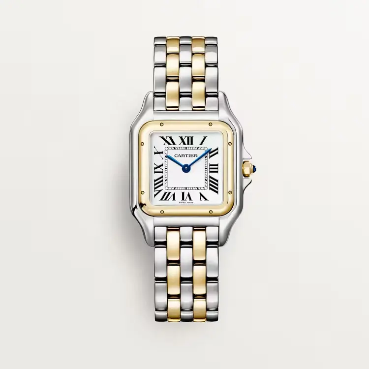 Cartier Panthère, Stainless Steel, 18k Yellow Gold, 29mm x 37mm Ref# W2PN0007
