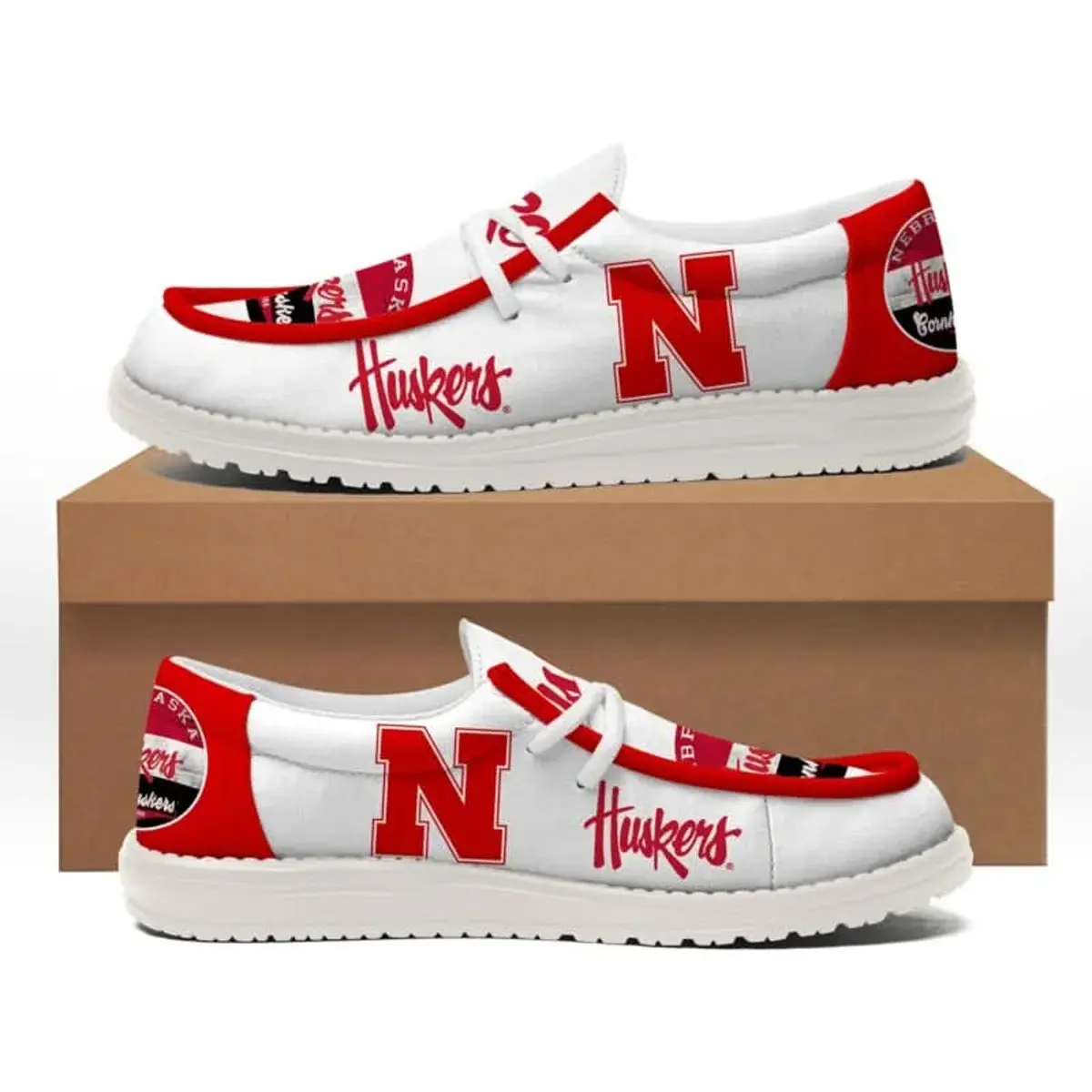 Nebraska Cornhuskers Custom Air-Style Sneakers V.3