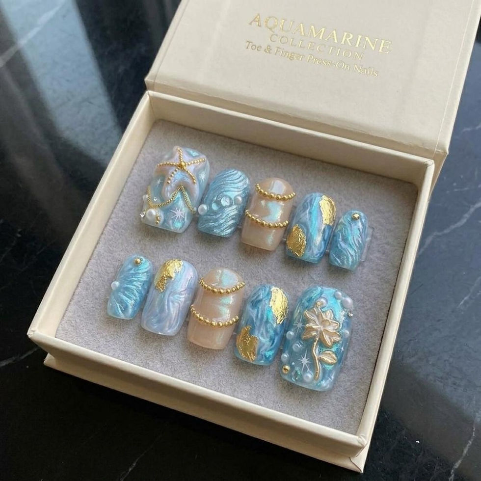 Thumbnail: press on nails, custom nails, fake nails, Nails Art, custom nail, Gift for her