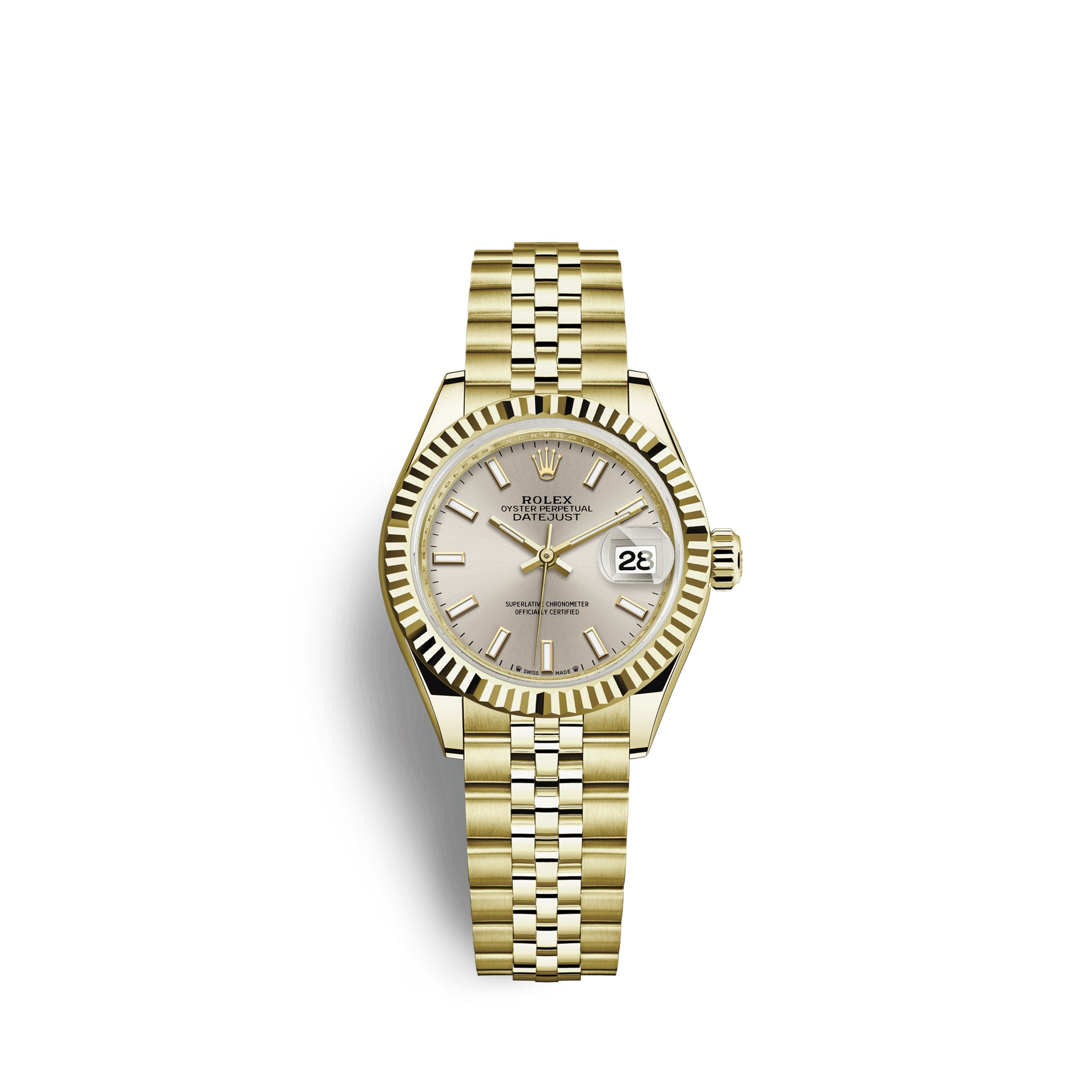 Rolex Lady-Datejust 28, 18k Yellow Gold Ref# 279178-0006