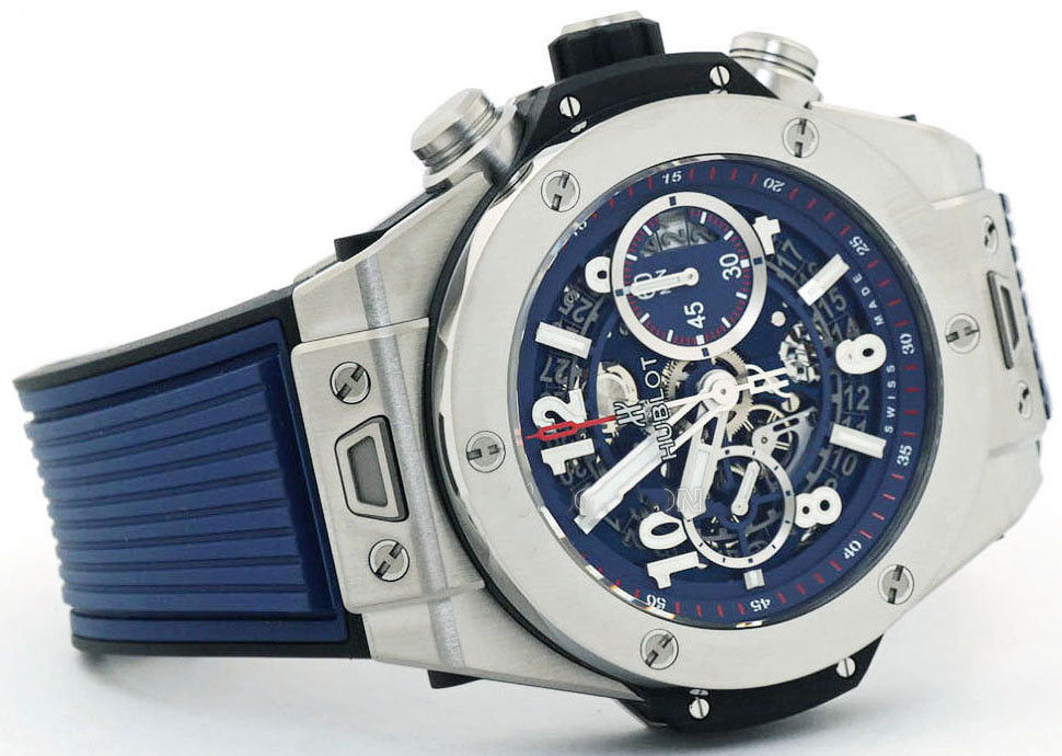 Thumbnail: Hublot Big Bang, Unico Titanium Blue, 42mm Ref# 441.NX.5179.RX
