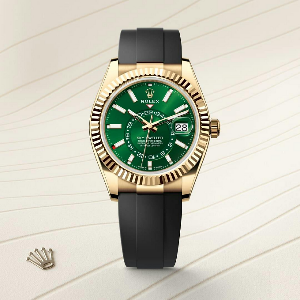 Thumbnail: Rolex Sky-Dweller Oyster, 42 mm, yellow gold, Titanium