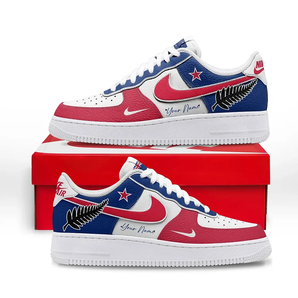 Thumbnail: New Zealand Premium WC26 Custom Custom Air Force 1 - Air Jordan 1 Shoes Sneaker