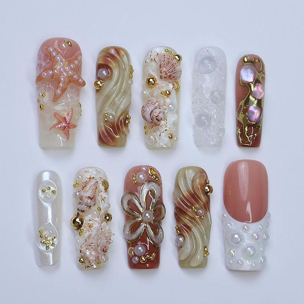 press on nails, custom press on nails, fake nails, Nails Art