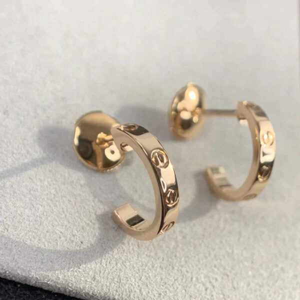 Thumbnail: Love Hoop Earrings 2.65mm