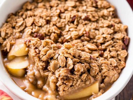 Quick Protein Apple Crisp