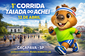 Vem aí a 1º CORRIDA TAIADA em Caçapava