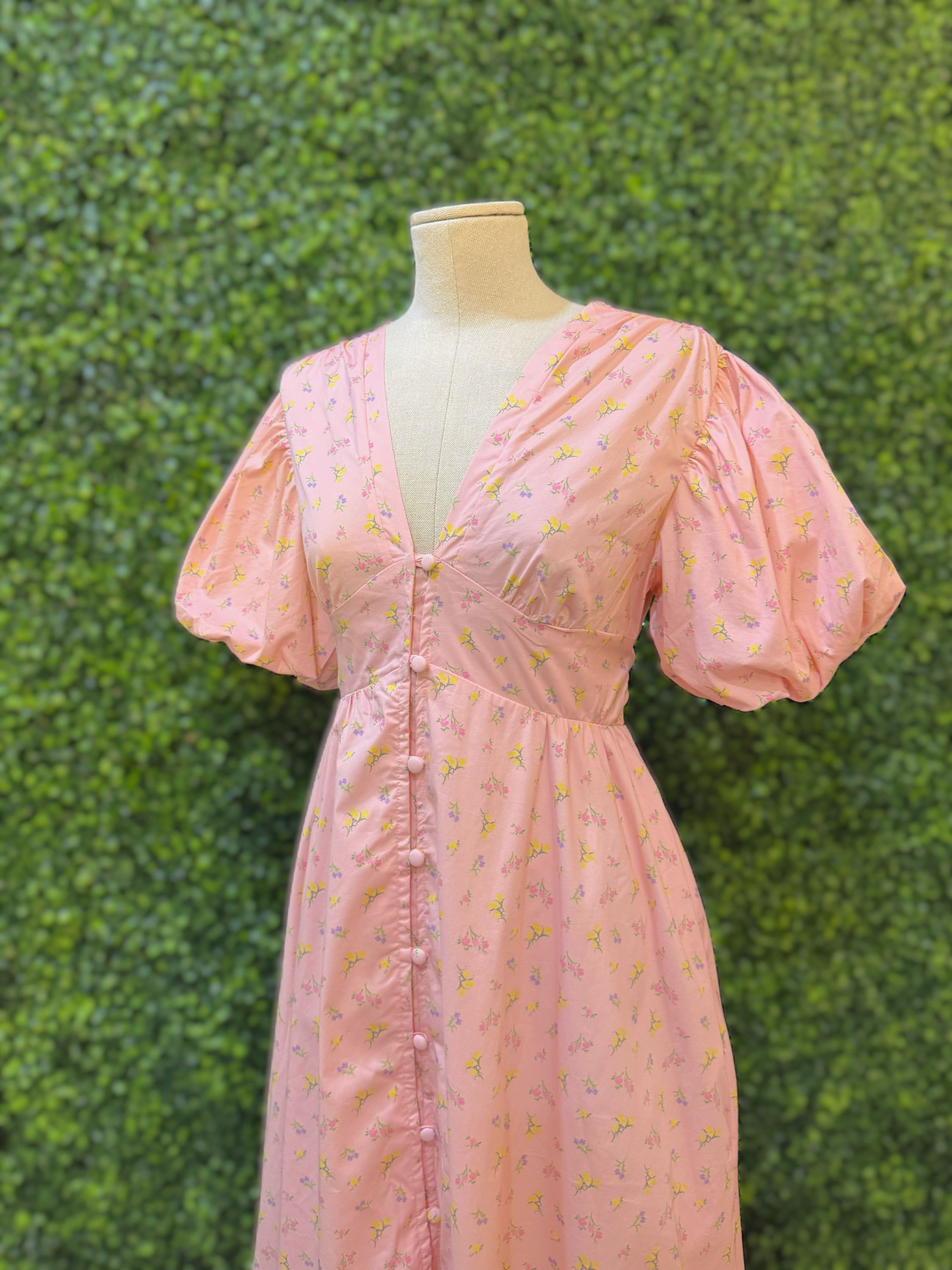Amanda Midi Pink Floral