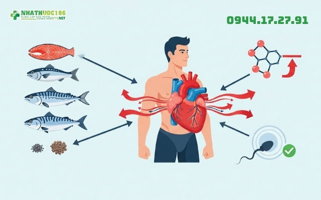 Thực phẩm giàu Omega-3 hỗ trợ lưu thông máu