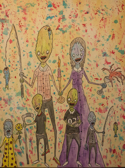 Ghoulish Family Portrait