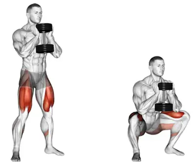 kettlebell squat