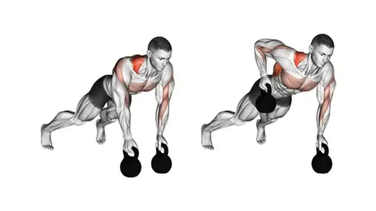 kettlebell push ups
