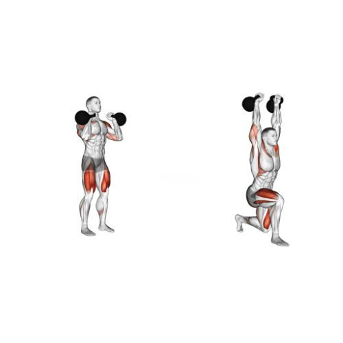 Kettlebell Lunge