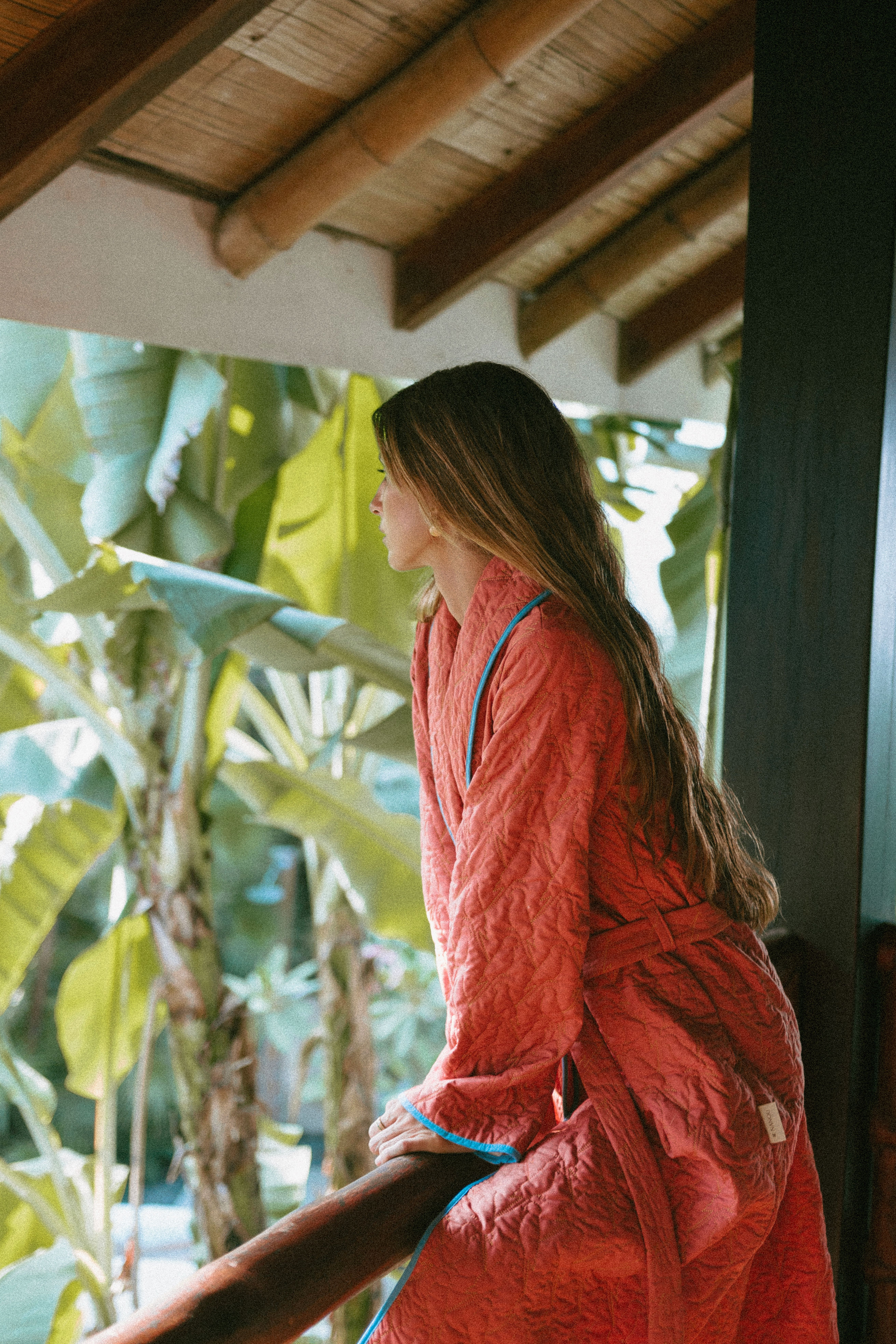 KIMONO BIRDS - BRICK