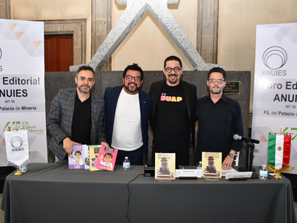 Presenta BUAP novedades editoriales en la Feria Internacional del Libro del Palacio de Minería