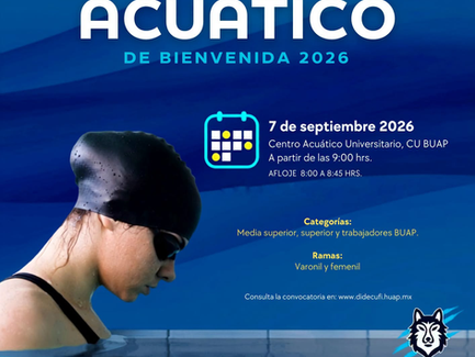 BUAP prepara festival acuático para recibir a su comunidad universitaria