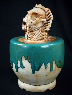 Bast 5 Canopic Jar/Funerary Urn