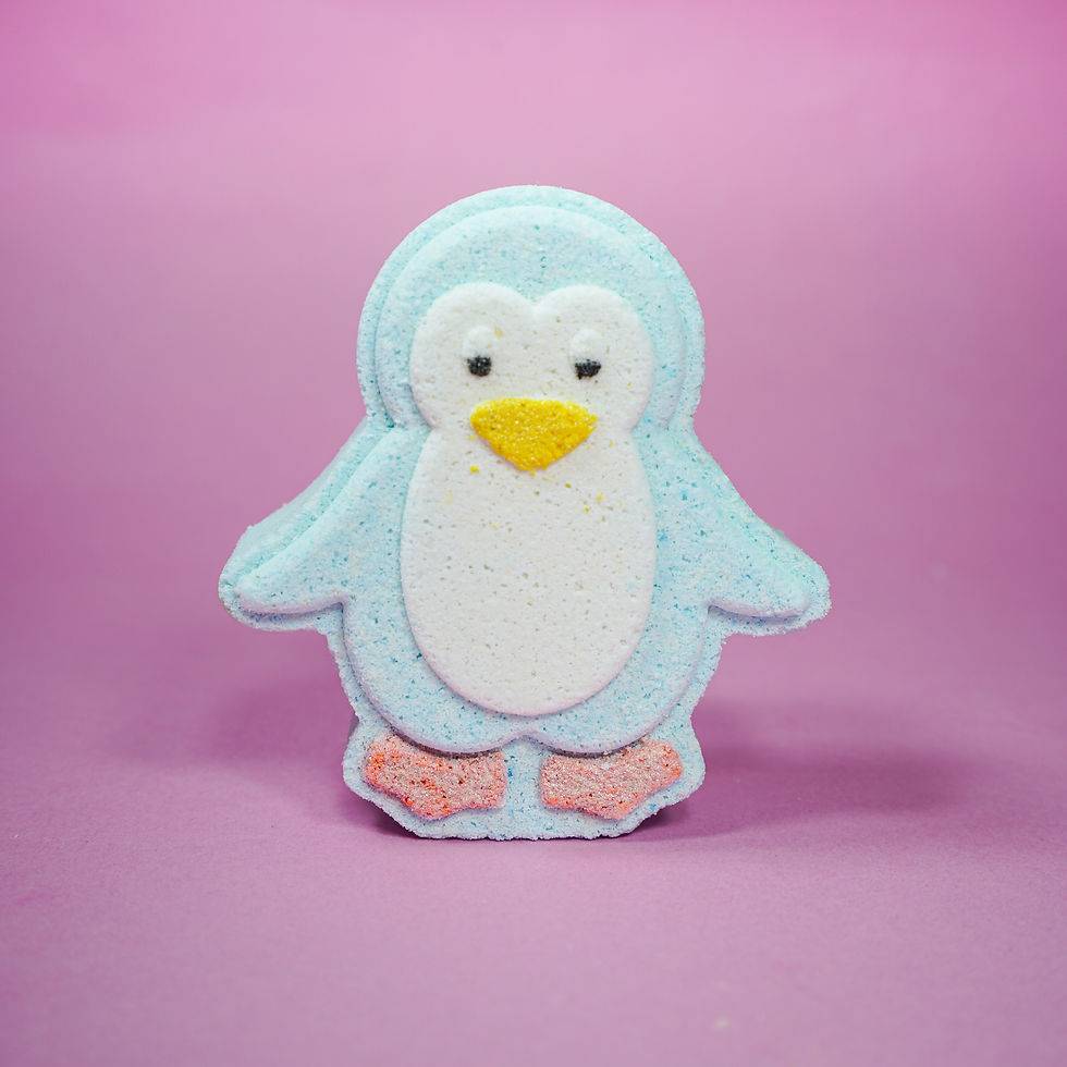 Blueberry Penguin Bath Bomb