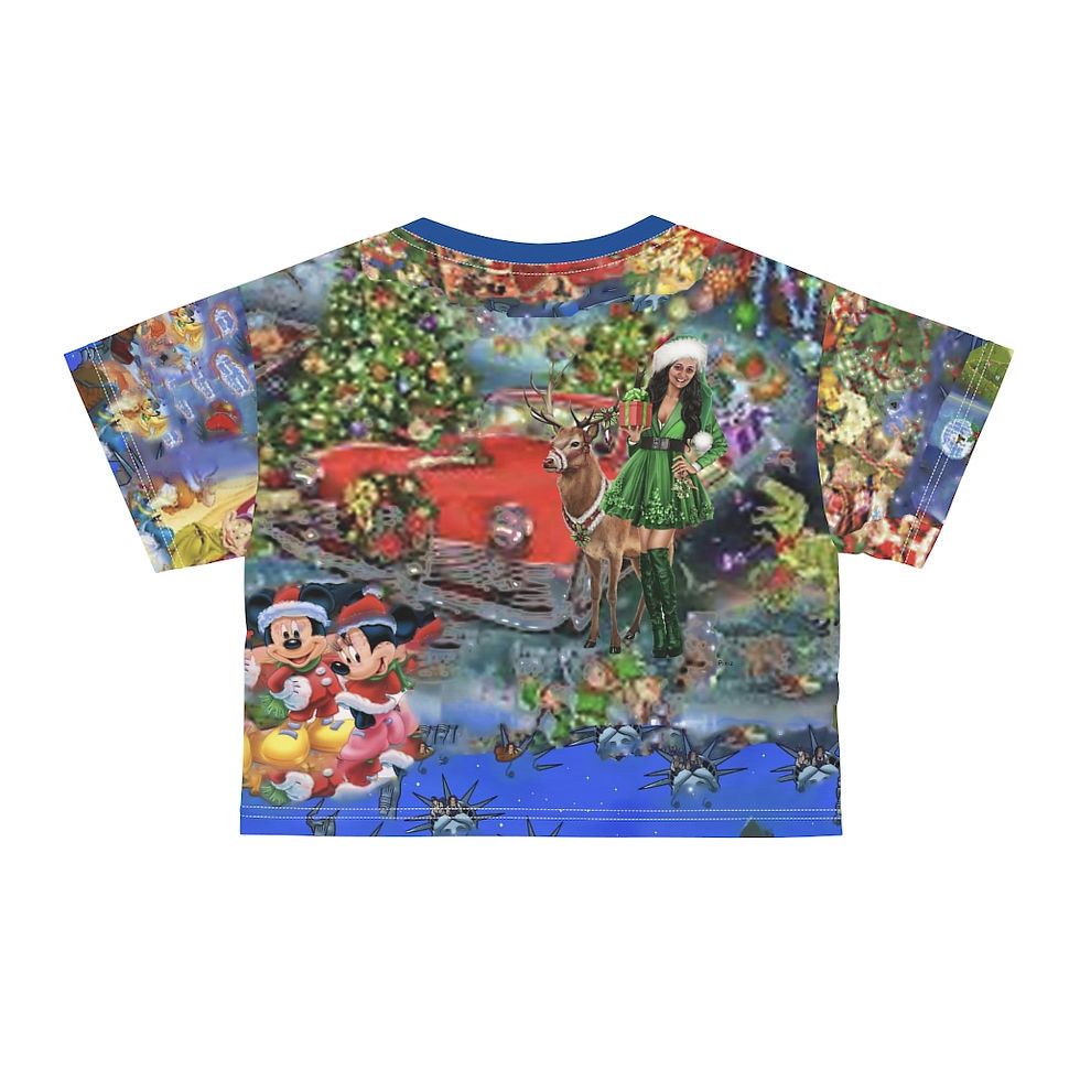 Thumbnail: Christmas is Every Day Crop Tee