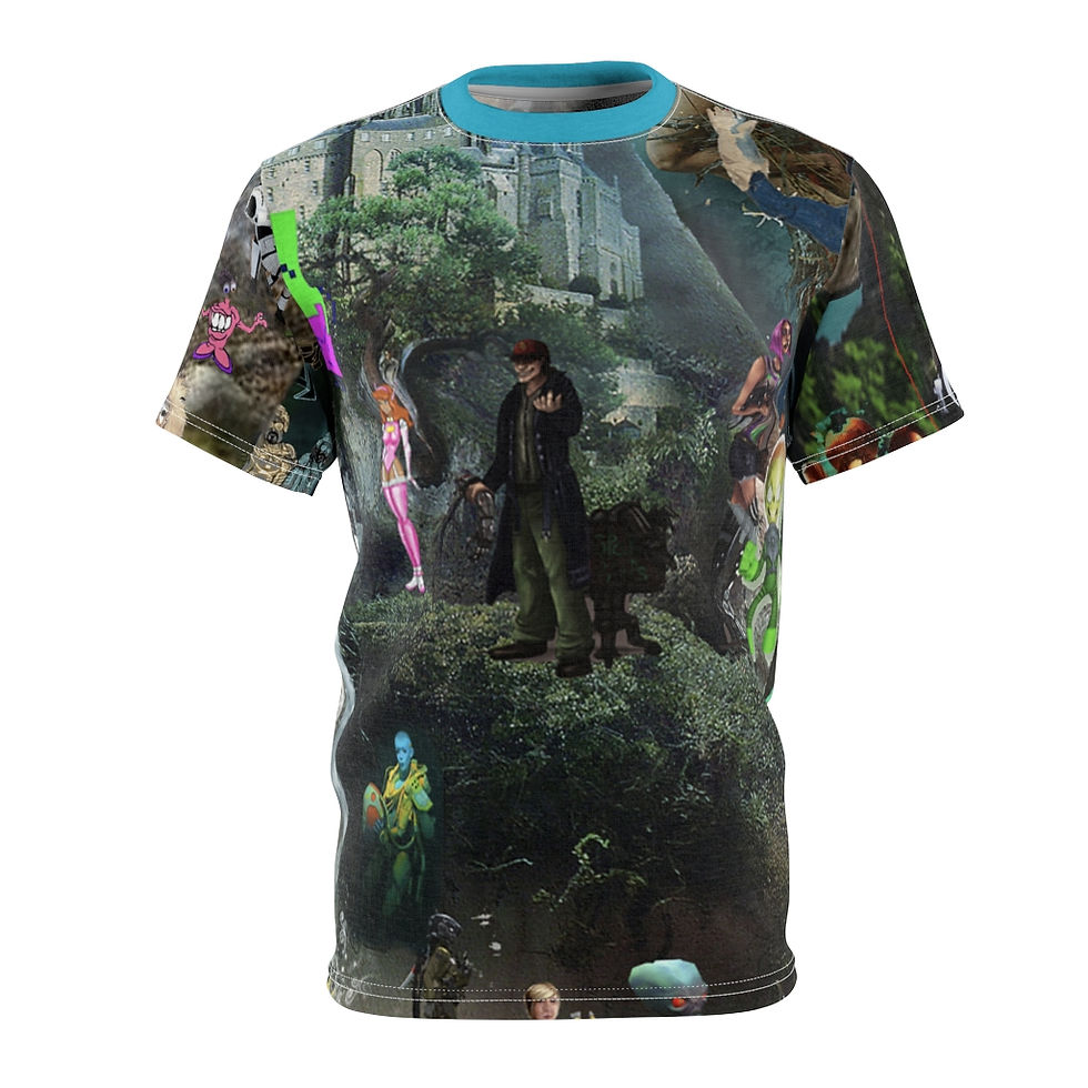 Thumbnail: 8 Bit Unisex Cut & Sew Tee