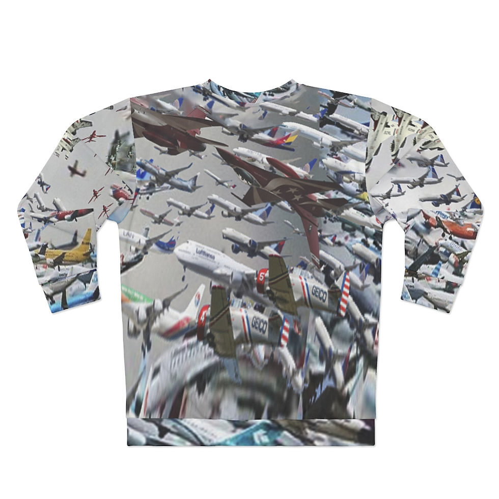 Thumbnail: Airplane Travel Unisex Sweatshirt