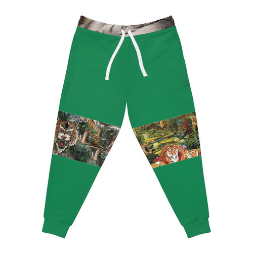 Tiger Knee Pads Joggers artwork by Allen Vandever designed by BWolf allenvandever