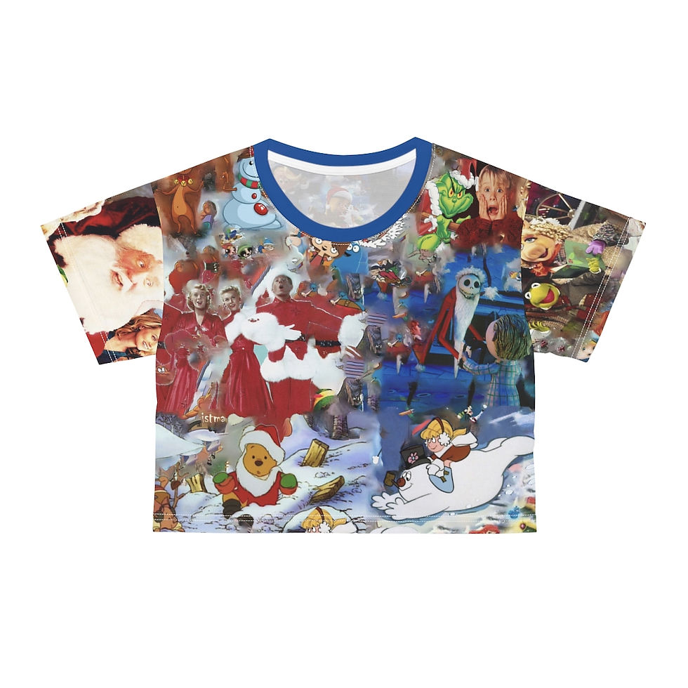 Thumbnail: Christmas Dreams  Crop Tee