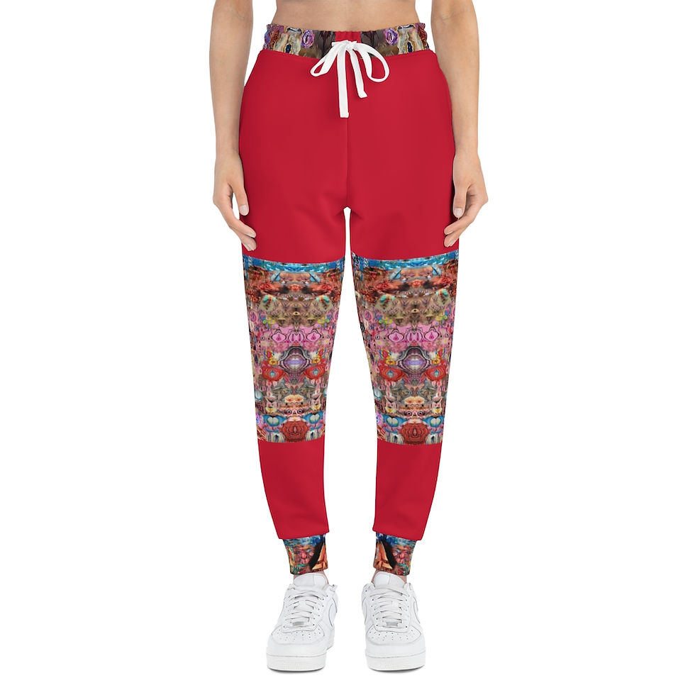Thumbnail: Eye of God Knee Pads Joggers artwork by Allen Vandever designed by BWolf