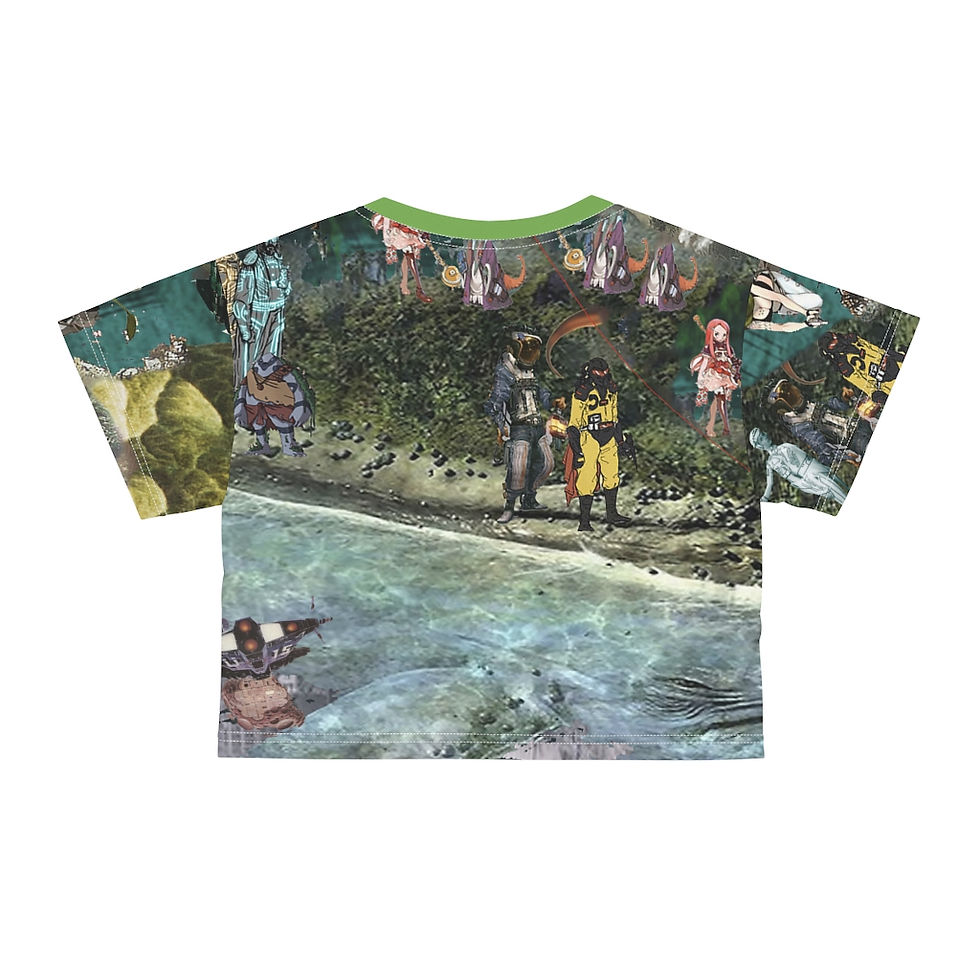 Thumbnail: Tron Whale  Crop Tee