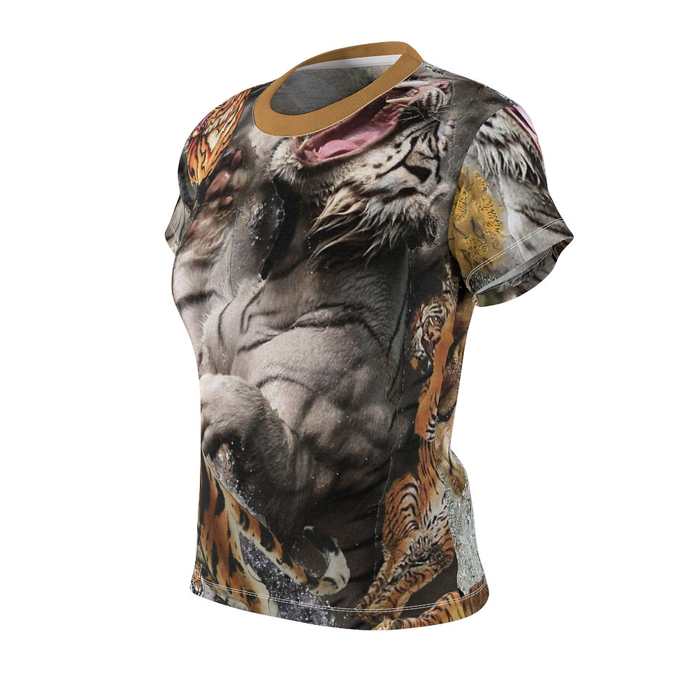 Thumbnail: Women's Chinese Tiger  Cut & Sew Tee