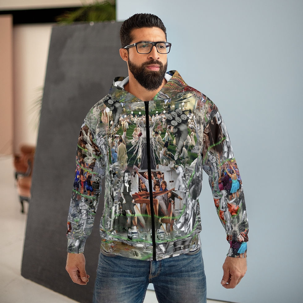 Thumbnail: AOP Unisex Zip Hoodie