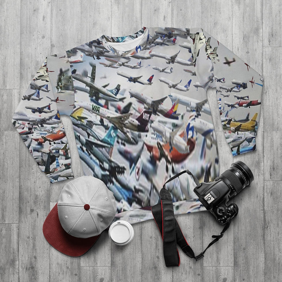 Thumbnail: Airplane Travel Unisex Sweatshirt