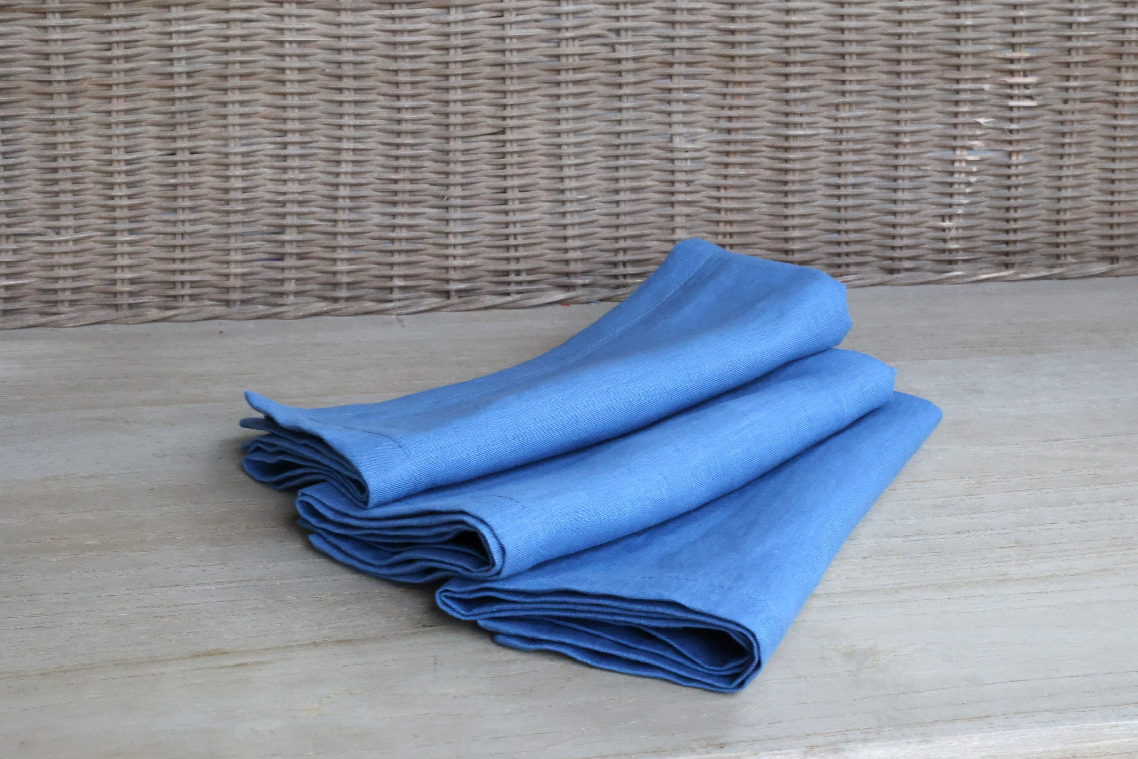 Marina Blue Linen Napkin