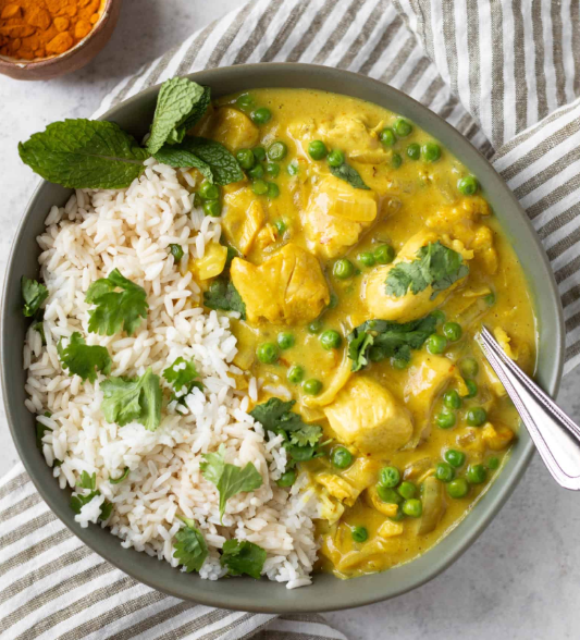 Arranged Food and Objects