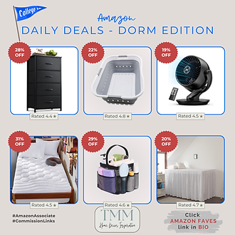 07-19-25 Amazon Daily Deals Dorm Edition Instagram Post