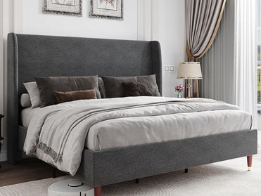 A New Bed Frame: A Few Affordable Upholstered Options from Amazon