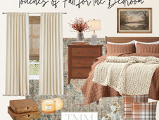 A Few Touches of Fall Decor for the Bedroom