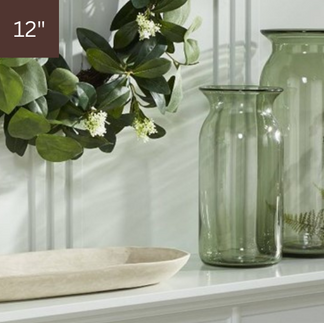 green flared glass vase Target Magnolia