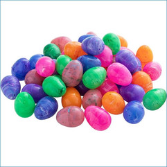 plastic Easter eggs marbled multi-colored Target