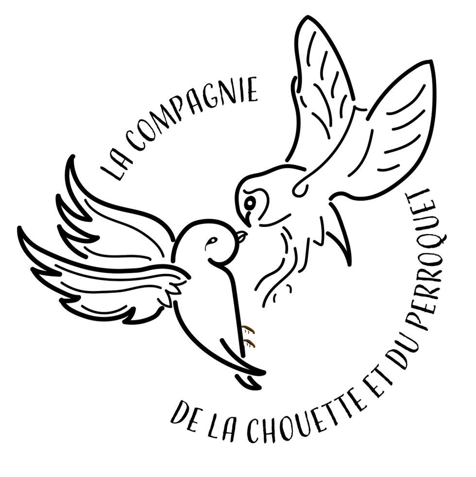 Logo en noir et blanc