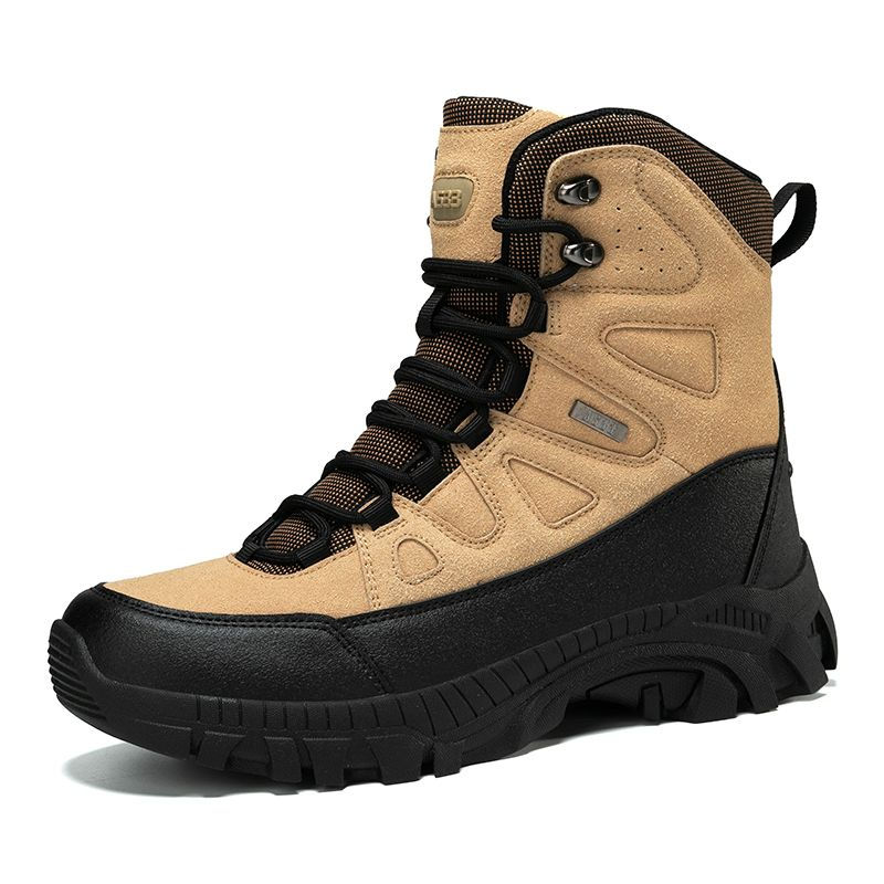 Thumbnail: Men's winter new large size outdoor field training field training boots Hiking s