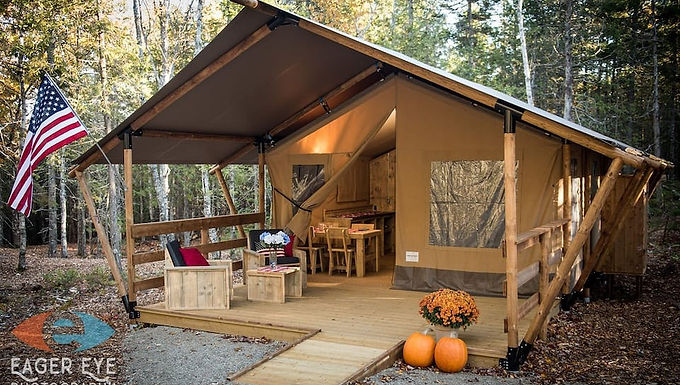 Americana Tent, Go Glamping in Bar Harbor