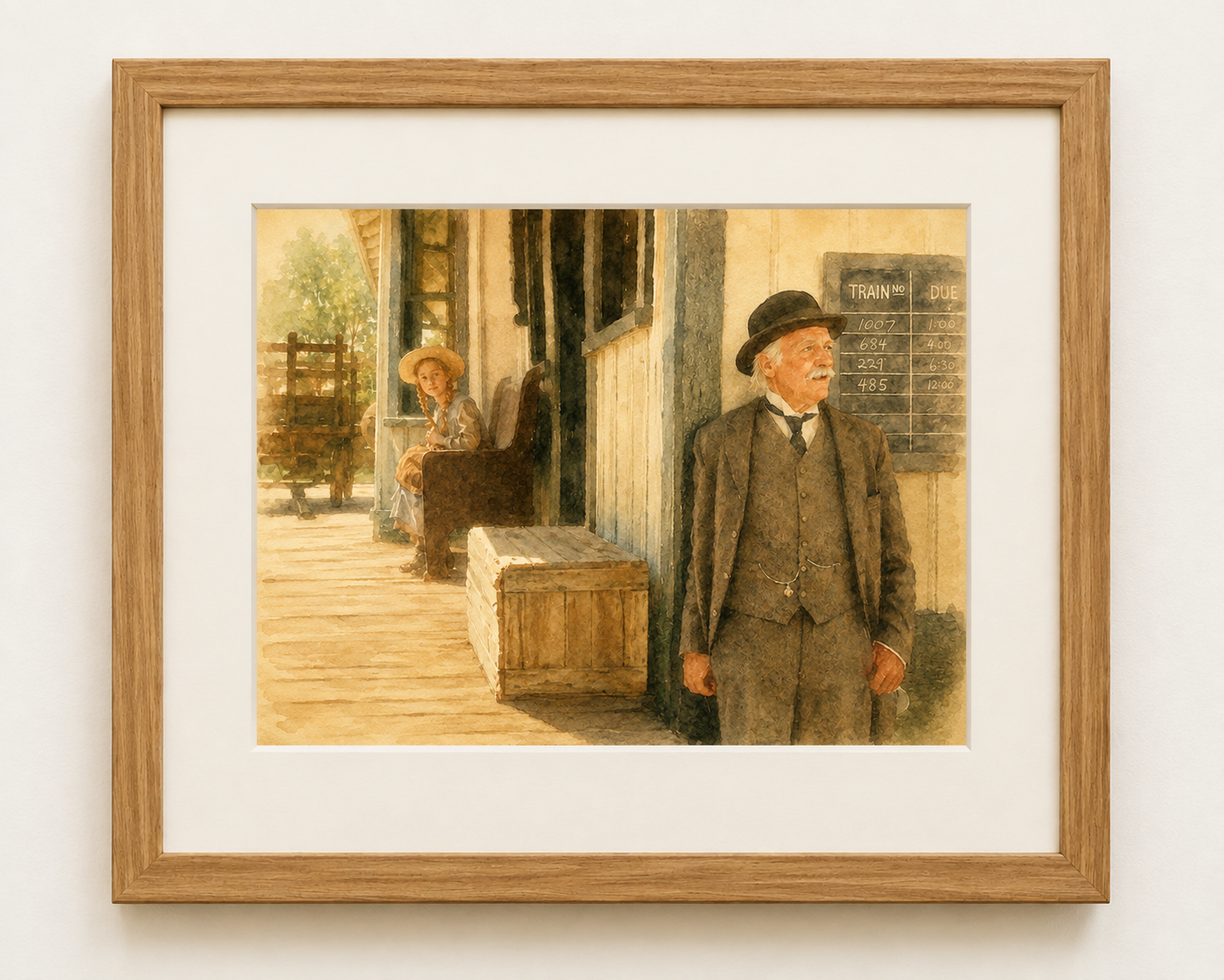 Anne Arrives at Green Gables Watercolor Print Inspired by Anne of Green Gables