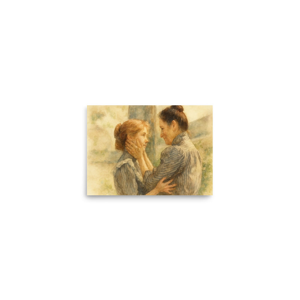 Thumbnail: Anne & Marilla Watercolor Print Anne of Green Gables Inspired