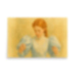 Thumbnail: Anne's Puffed Sleeves Watercolor Print Anne of Green Gables Inspired